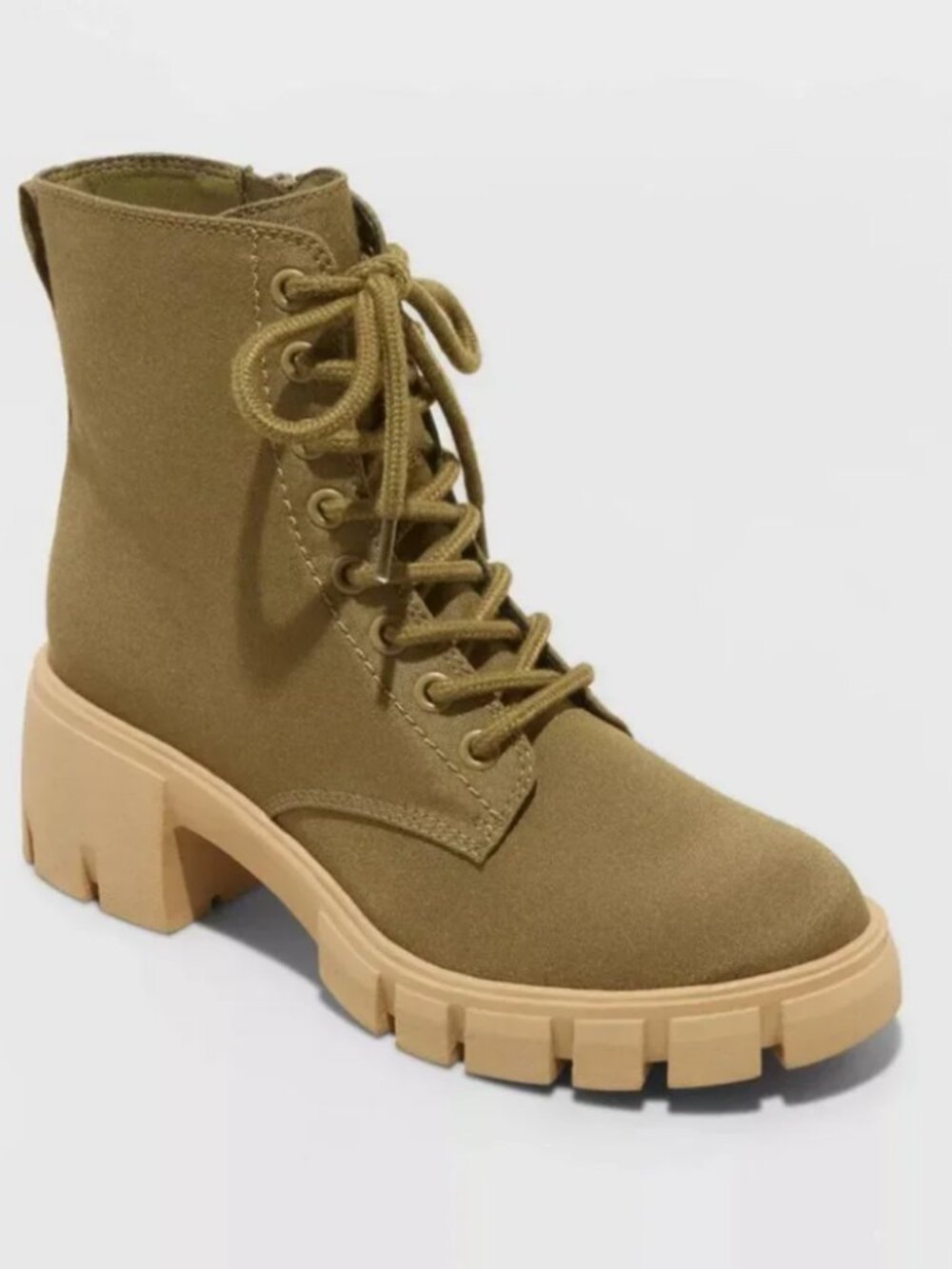 Women's Kolbi Combat Boots - Universal Thread™ Olive 8.5